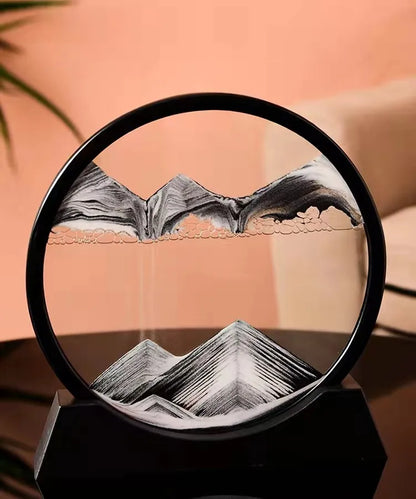 Creative  ornaments liquid decompression quicksand painting office desktop living room bedside table decorations birthday gift