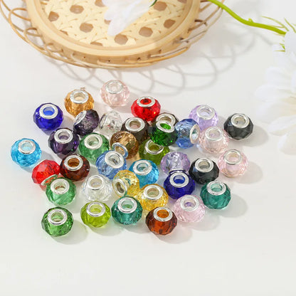 1 Piece 15*15mm Alloy Resin Geometric Polished Beads