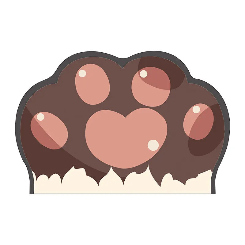 Bathroom diatom mud soft mat absorbent floor mat bathroom door mat toilet door carpet cute cat claw non-slip floor mat