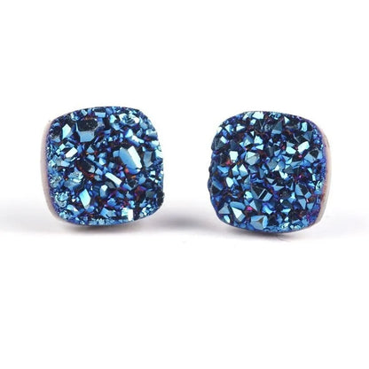 1 Pair Simple Style Geometric Inlay Titanium Steel Rhinestones Ear Cuffs