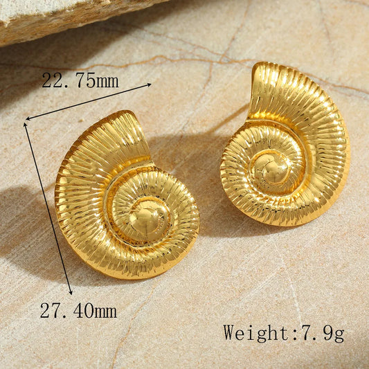 1 Pair Cute Marine Style Simple Style Irregular Geometric Starfish Plating Inlay 304 Stainless Steel Imitation Pearl 18K Gold Plated Ear Studs
