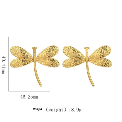 1 Pair Elegant Modern Style Geometric Plating Titanium Steel Ear Studs