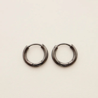 1 Pair Simple Style Commute Geometric 925 Sterling Silver Earrings