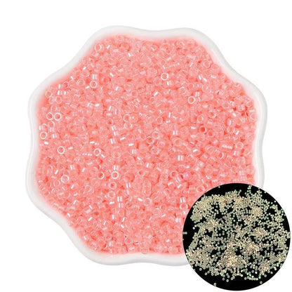 1 Pack Glass Solid Color Beads