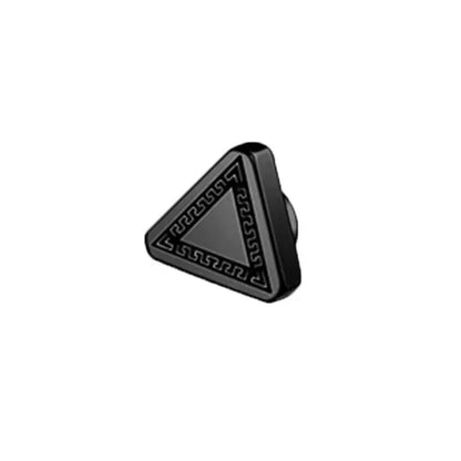 1 Pair Simple Style Geometric Inlay Titanium Steel Rhinestones Ear Cuffs