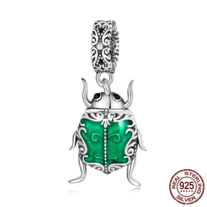 1 Piece 925 Sterling Silver Zircon Solid Color Pendant Jewelry Accessories