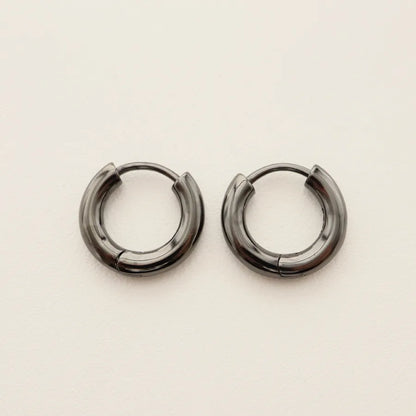 1 Pair Simple Style Commute Geometric 925 Sterling Silver Earrings