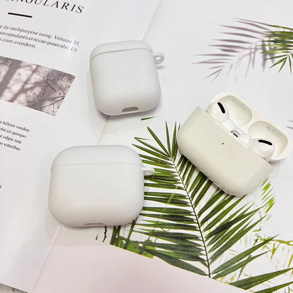 tpu Solid Color Simple Style Bluetooth earphone cover Phone Accessories