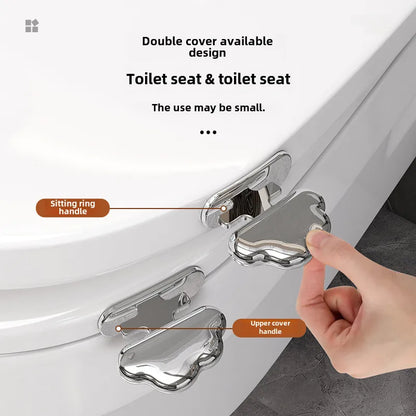 Toilet sticker lid lifter household portable flip lid lifter sanitary handle toilet lid lifter