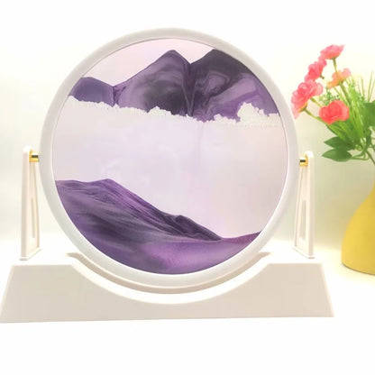 Creative  ornaments liquid decompression quicksand painting office desktop living room bedside table decorations birthday gift