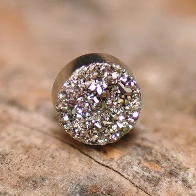 1 Pair Simple Style Geometric Inlay Titanium Steel Rhinestones Ear Cuffs