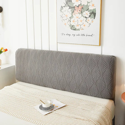 Simple Japanese Style Three-Dimensional Jacquard Headcover Full Covering Bedside Backrest Dust Cover Soft Covering Headcover