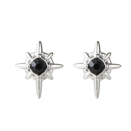 1 Pair Simple Style Classic Style Solid Color Inlay Titanium Steel Rhinestones Ear Studs