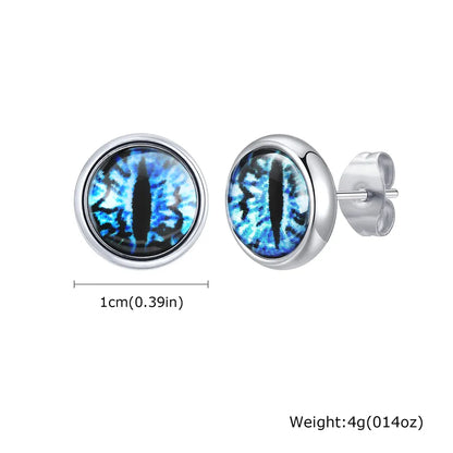 1 Pair Vacation Classic Style Round 201 Stainless Steel Butterfly Backs Ear Studs