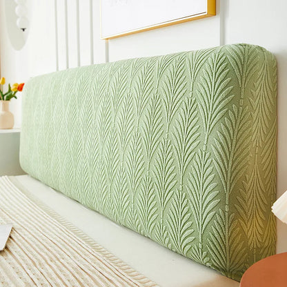 Simple Japanese Style Three-Dimensional Jacquard Headcover Full Covering Bedside Backrest Dust Cover Soft Covering Headcover
