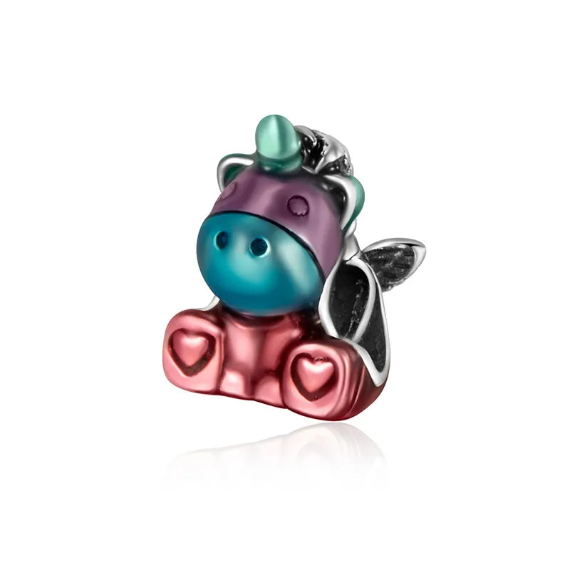 1 Piece 10 * 15mm White Copper Zircon Dreamcatcher Crown Polished Pendant Beads Jewelry Accessories