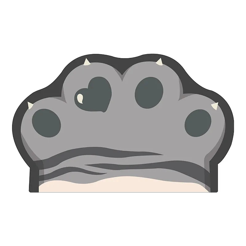 Bathroom diatom mud soft mat absorbent floor mat bathroom door mat toilet door carpet cute cat claw non-slip floor mat