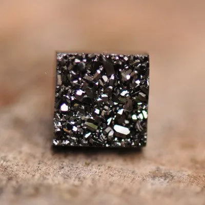 1 Pair Simple Style Geometric Inlay Titanium Steel Rhinestones Ear Cuffs