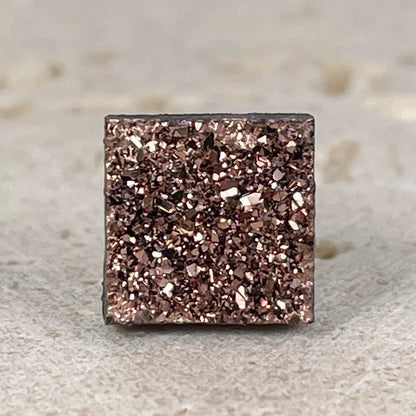 1 Pair Simple Style Geometric Inlay Titanium Steel Rhinestones Ear Cuffs