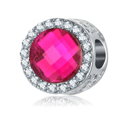 1 Piece 1.2*1.2*1cm  Alloy Round Beads