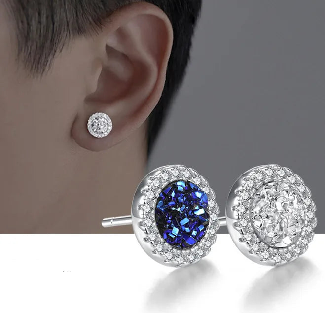 1 Pair Modern Style Round Plating Copper Ear Studs