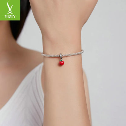 1 Piece 925 Sterling Silver Apple Pendant