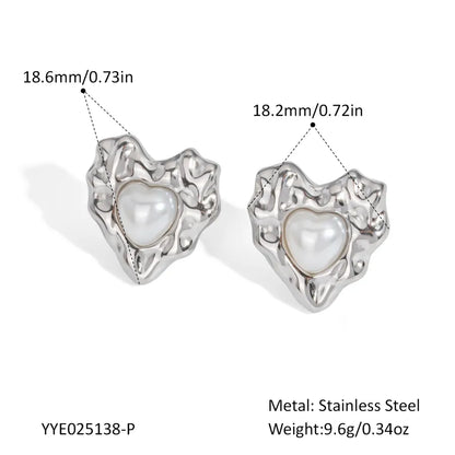 1 Pair Elegant Modern Style Oval Polishing Plating Inlay 304 Stainless Steel 18K Gold Plated Butterfly Backs Ear Studs