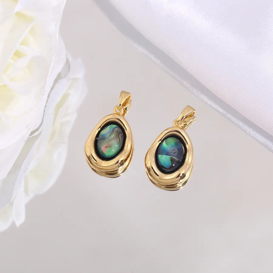 1 Piece 14 * 15mm Copper Heart Shape Rose Flower Pendant Jewelry Accessories