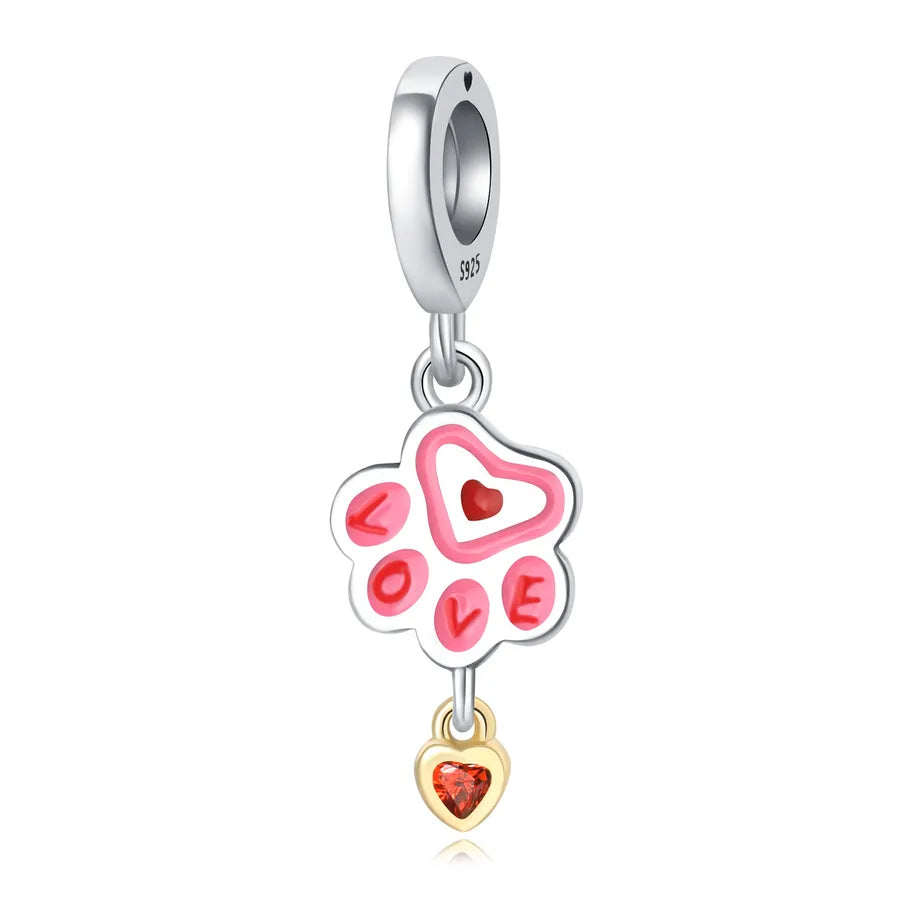 1 Piece 0.93*2.3cm 1*2.1cm 925 Sterling Silver Animal Pendant Jewelry Accessories