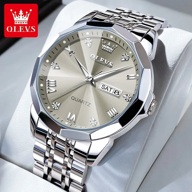 Simple Style Solid Color Butterfly Double Snap Quartz Women's Watches