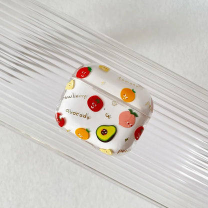 PC Plant Fruit Cute Bluetooth earbuds case Phone Accessories