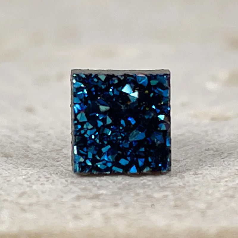 1 Pair Simple Style Geometric Inlay Titanium Steel Rhinestones Ear Cuffs