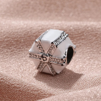 1 Piece 1*1*0.9cm Alloy Box Gift Box Beads