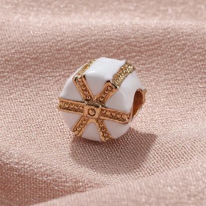 1 Piece 1*1*0.9cm Alloy Box Gift Box Beads