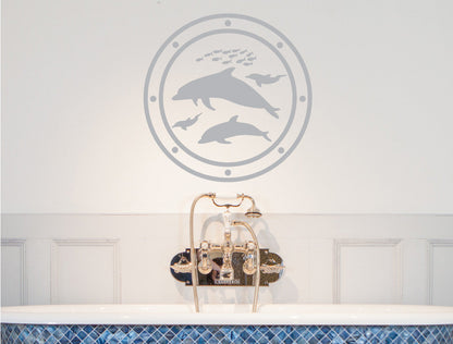 Porthole Wall Sticker | Bathroom Wall Art