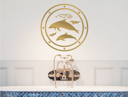 Porthole Wall Sticker | Bathroom Wall Art