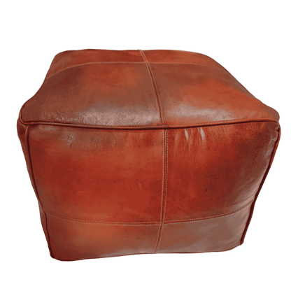 Leather Poufs Caro