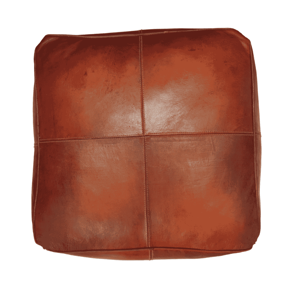 Leather Poufs Caro