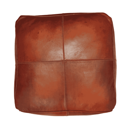 Leather Poufs Caro