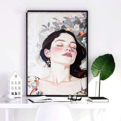 Print Sets Of 3 | Set of 3 Boho Women Wall art Prints