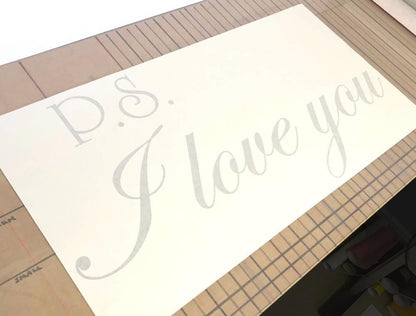 PS I Love You Quote Wall Sticker