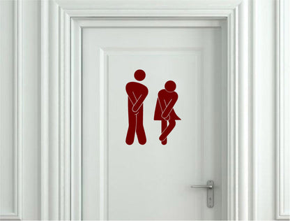 Toilet Sticker | Funny Bathroom Sign