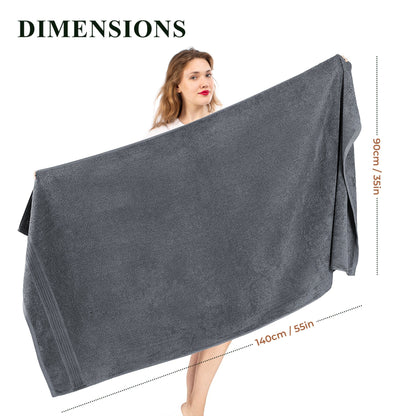 Rhodes Towel Grey 100% Cotton Hotel Quality Soft Super Absorbent Hand Bath Towels, Sheets & Face Cloths by OLIVIA ROCCO