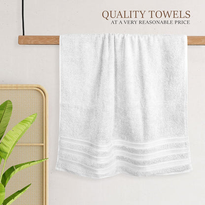 Ritz Viscose Stripe Super Soft Cotton Luxury Absorbent Towels, Jumbo Bath Sheet Packs & Towel Bale Sets Available by OLIVIA ROCCO