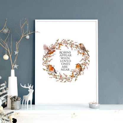 Personalized Family Tree - Festive Christmas Decor!