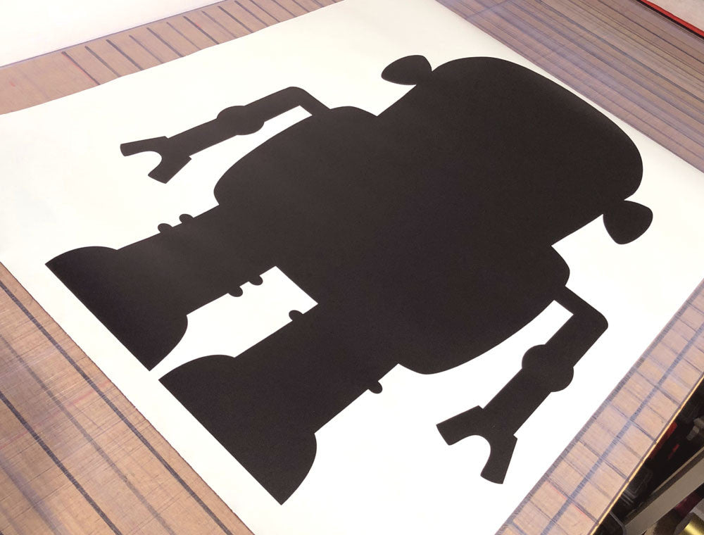 Chalkboard Robot Wall Sticker