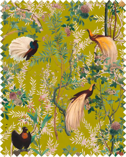 Royal Garden Green Velvet