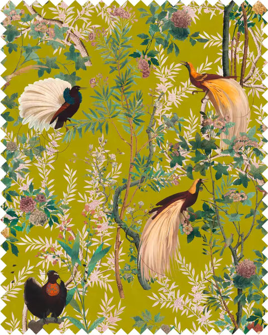 Royal Garden Green Velvet