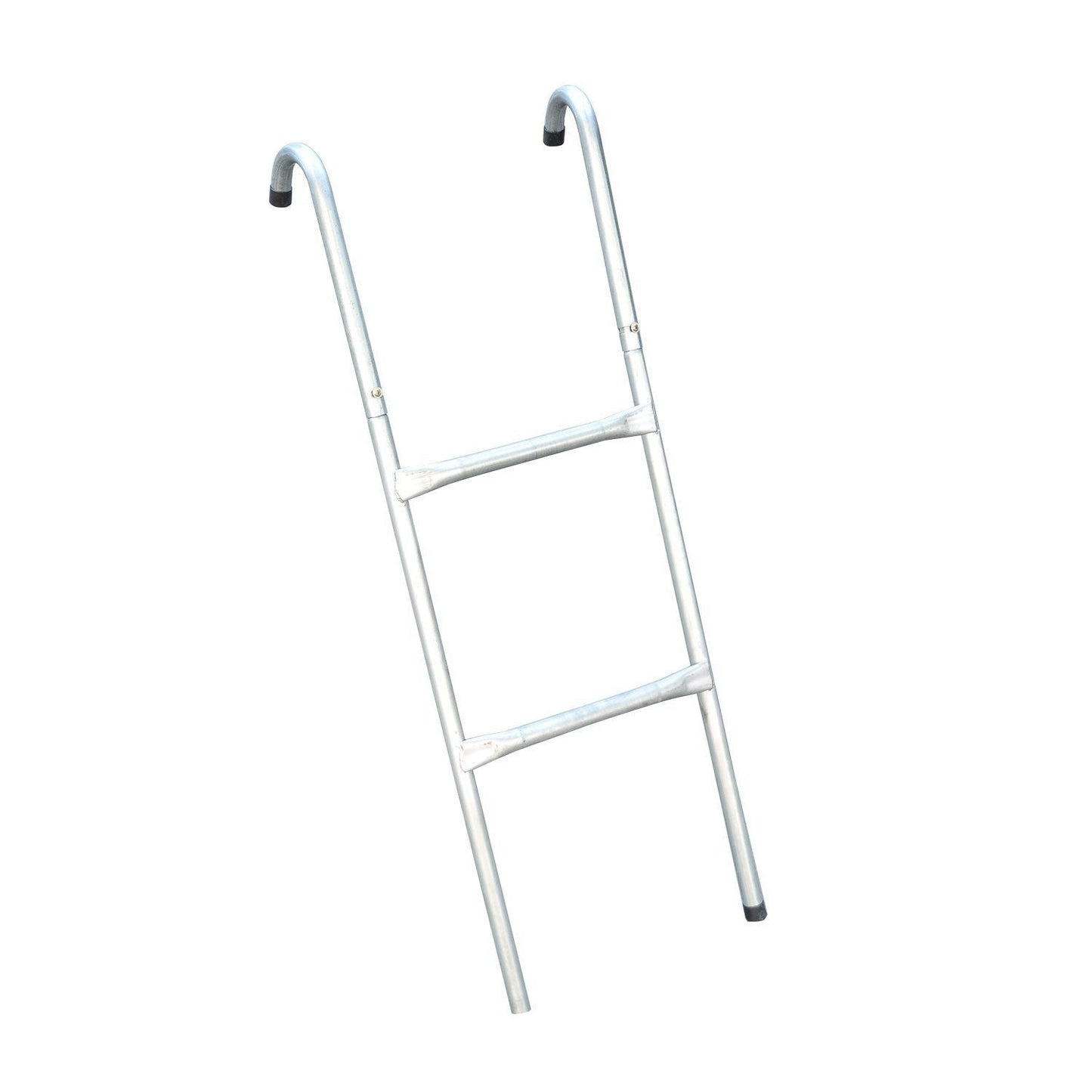 HOMCOM 6-10ft Trampoline Ladder Galvanized w/ Non-slip Mat