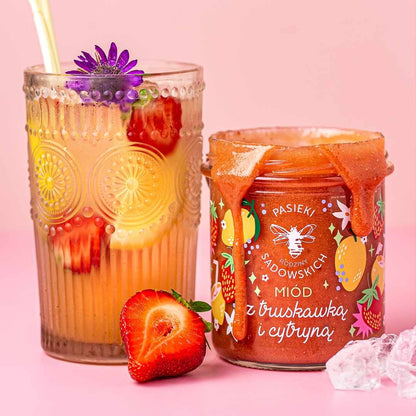 Honey with Strawberry & Lemon 430g